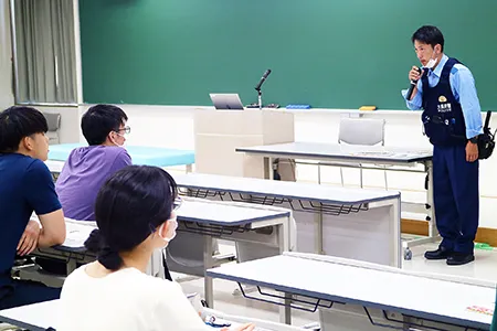 大学blog 貝塚警察啓発運動お知らせ大阪河﨑リハビリテーション大学