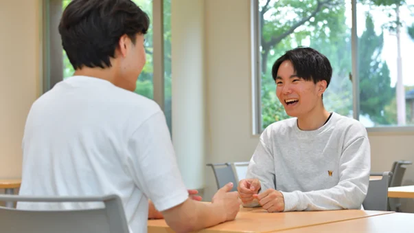 作業療法士を目指す学生の姿。