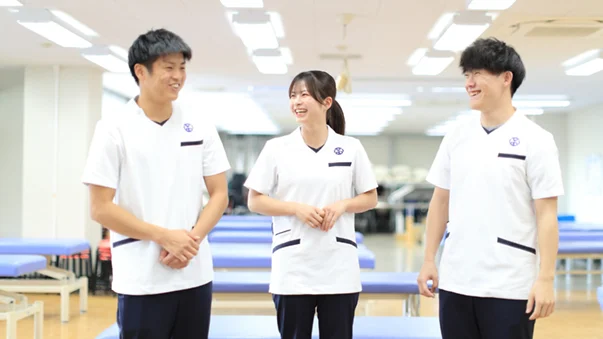 作業療法士を目指す学生の姿