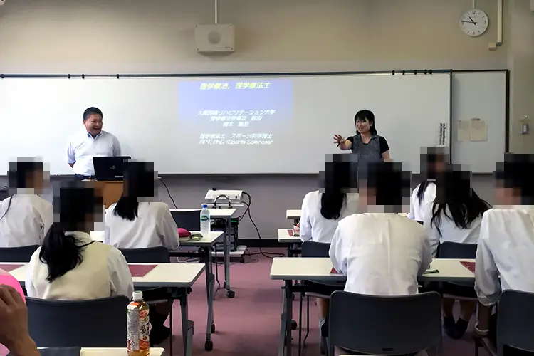 出前授業 日根野高等学校 写真01